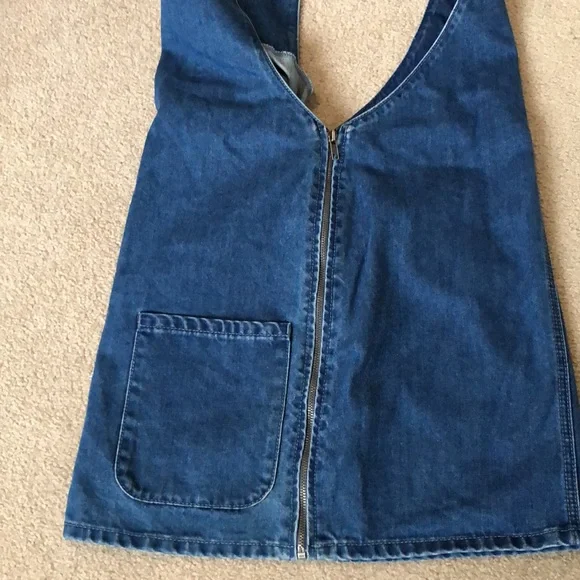 Denim skirt overalls - Picture 4 of 7